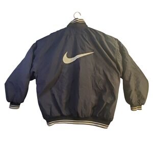 Vintage Nike 90s White Tag Navy Blue 1/4 Zip Windbreaker Jacket Mens Large